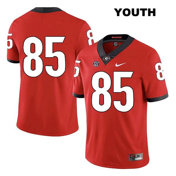 Georgia Bulldogs Youth Cameron Moore #85 NCAA No Name Legend Authentic Red Nike Stitched College Football Jersey DYK7556WR